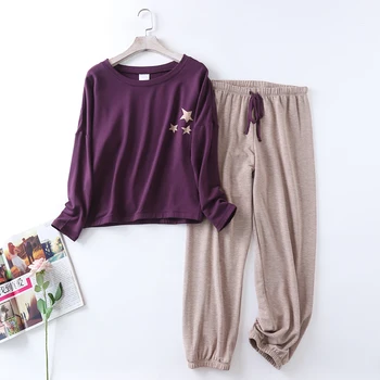 Plus size Naujas žiemos pliušinis šiltos pižamos Moterims sleepwear pižama nustato Karšto pardavimo moterys-Šviežios ilgomis rankovėmis atsitiktinis sleepwear moterims 25375