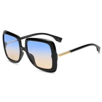Ponios Negabaritinių Akiniai nuo saulės Moterims 2020 Aikštėje Tendencija Moterų Gradientas Saulės akiniai Didelis Rėmas UV400 Vasaros Stiliaus Atspalvių Oculos