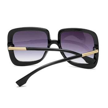 Ponios Negabaritinių Akiniai nuo saulės Moterims 2020 Aikštėje Tendencija Moterų Gradientas Saulės akiniai Didelis Rėmas UV400 Vasaros Stiliaus Atspalvių Oculos