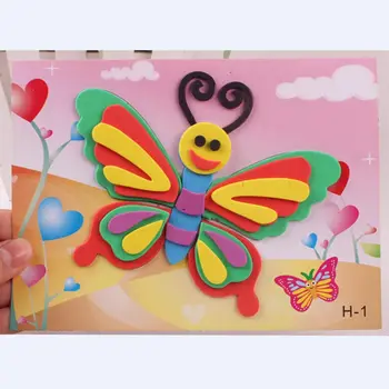 Populiarus 3D Galvosūkis, Žaislai Vaikams, 20 Dizainų Eva Putų Amatų Lipduką 