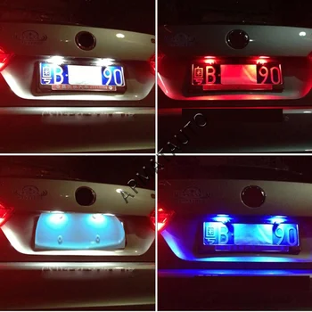 Pora T10 T16 W5W Didelės Galios Licencijos Numerį Šviesos diodų (LED) Lemputės Mazda 3/5/6 CX-5 CX-7 Familia Premacy Mazda6 sportas