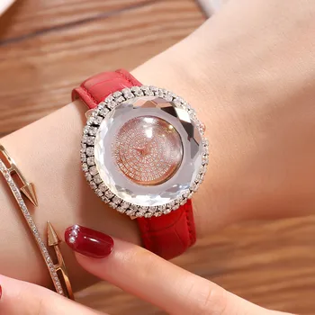 Prabangių drabužių Prekės ženklo Atsitiktinis Žiūrėti Moterų Suknelė Kvarciniai Laikrodžiai Relogio Feminino 2019 Moterų kalnų krištolas Laikrodžiai Laikrodis Siųsti
