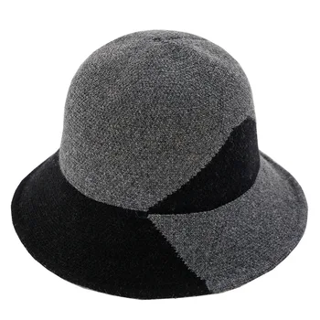 Pragmapism 2020 Naujas žiemos šiltos, megztos kepurės ponios korėjos spalvų mados vilnos žvejys skrybėlės kibiro kepurę moterims skrybėlę SL-7