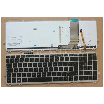 Prancūzijos Nešiojamojo kompiuterio Klaviatūra HP ENVY TouchSmart 15-J 15T-J 15Z-J 15-J000 15t-j000 15z-j000 15-j151sr su apšvietimu, FR klaviatūra