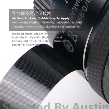 Premium Objektyvas Odos Canon EF 24-105 f/4L II Lipdukas, Decal Wrap Kino Anti-nulio Kailis Padengti Atveju