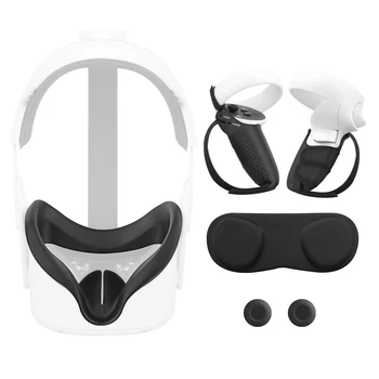 Premium Silikono Rankena, Rankovių, Dangtelis Oculus Quest 2 VR Touch 
