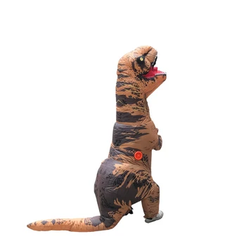 Pripučiami Vaikai Dinozaurą T REX Kostiumai Susprogdinti Fancy Dress Anime Talismanas Cosplay Dinozaurų Kostiumas Mergaitėms t rex Dino Animacinių filmų