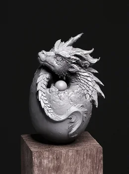 Q versin Derva modelis rinkiniai Drakono kiaušinį, Kinų Drakonas Kūdikių unpainted PCW01 33683