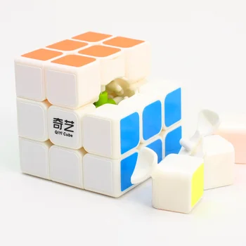 QiYi Qihang Plaukti 3x3x3 magiškasis kubas Didelis, Dydis 6.0 cm Greitis Įspūdį Mokymosi Švietimo Didelis Magic cube Plastiko ABS Saugūs Žaislai