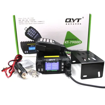 QYT KT-7900D Stabilaus Dažnio Automobilį Judriojo Radijo ryšio VHF UHF 200 Kanalų 5-50 km Atstumas CB radijo stotelė radijo Comunicador