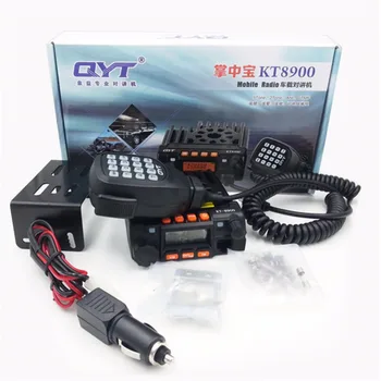 QYT KT8900 25W Mini Radijo UV spindulių siųstuvas-imtuvas DTMF Judriojo Radijo ryšio mazgų-8900 Dual band 136-174&400-480MHz Walkie Talkie