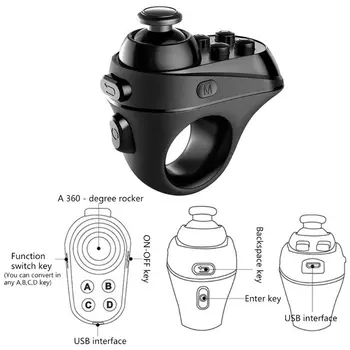 R1 VR Valdikliu Wireless Gamepad Kreiptuką Žaidimų Nuotolinio Valdymo išmaniųjų telefonų