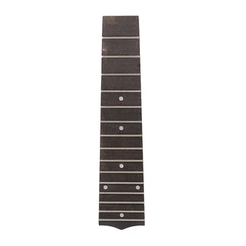 Raudonmedžio 15 Frets Ukulėle Fretboard Luthier Įrankis Pakeitimo Aksesuaras 215x35x48mm