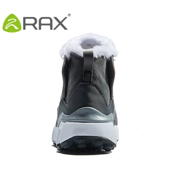 RAX Vyrų Vaikščiojimo Batai Vėliau kaip Snowboot Anti-slip Batų su Pliušinis Pamušalas Mid-high Klasikinio Stiliaus Batai Profesinės Vyrų