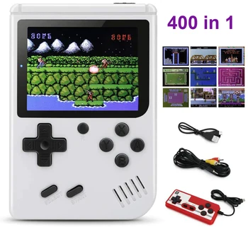 Retro Nešiojamas Mini Nešiojamą Žaidimų Konsolę 8-Bitų Žaidimas, Žaidėjas, Pastatytas 400 Klasikiniai Žaidimai Vaikystės Atmintis