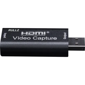 Rullz 4K USB 2.0 Audio Video Capture Card 1080P HDMI Kamera PS4 Žaidimas Įsigijimo Kortelės Vaizdo įrašymo Live Transliacijos Langelyje Grabber