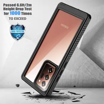 Samsung Galaxy S21 Ultra S21+ Plius 5G 20 Pastaba Ultra Atveju Vandeniui Built-in Screen Protector, pirštų Atspaudų Atrakinti Padengti Rubisafe
