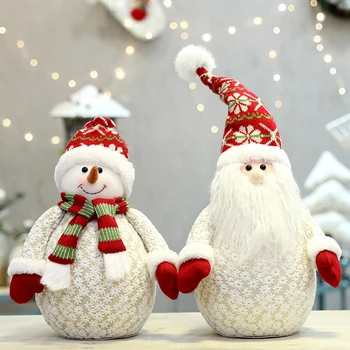 Santa Claus Sniego Briedžių Lėlės Linksmų Kalėdų Papuošalai Žaislas Navidad Kalėdos Naujųjų Metų Dovana Kalėdų Dekoracija Namuose