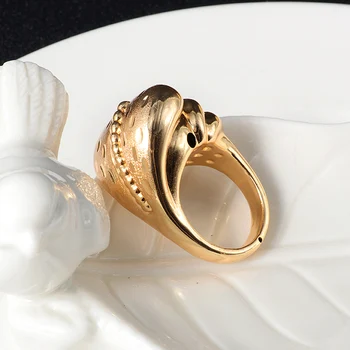 Saulėtą Papuošalai Didelis Žiedas Naujo Dizaino Aukštos Kokybės Vario Naujas Žiedas Papuošalai Moterims, Ir Vestuvių Žiedas Šalis Gėlių Tendencija Žiedas Dovana