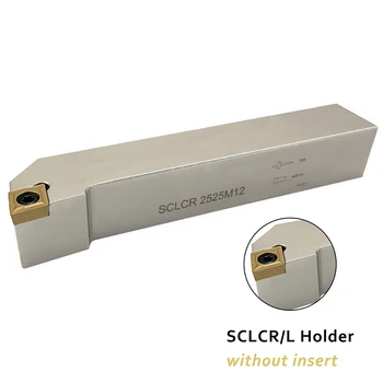 SCLCR SCLCL Tekinimo Įrankio Laikiklis SCLCR1212H09 SCLCR1616H09 SCLCR2020K09 CNC Tekinimo staklių Pjovimo, Tekinimo Įrankis CCMT09T3 Caibide Įterpti