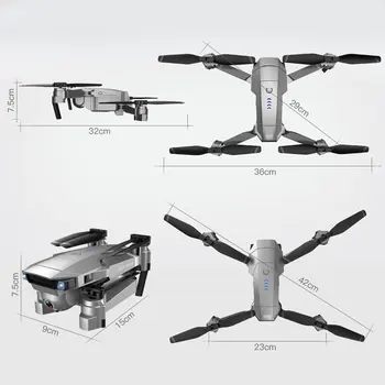 SG907 RC Drone GPS Drone su 4K/1080P HD Kamera, 5G FPV RC Sraigtasparnis Profesinės RC Drone Žaislas +7.4 V 1600mAh Baterija
