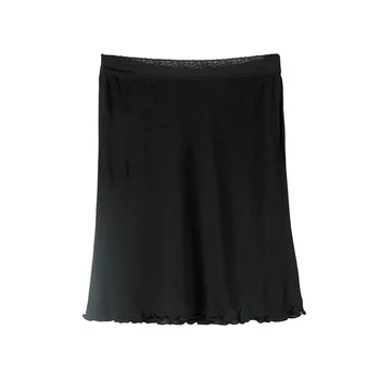 Silviye 2020 naujas šilko moterų šilko mezgimo nėrinių sijonas šilko mergina apačioje sijonas nightdress blusas mujer de moda 2020 m.