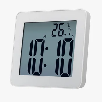 Skaitmeninis Vonios kambarys Laikrodžiai Paprastas LCD Elektroninių Žadintuvas Vandeniui Dušo Laikrodžiai Temperatūra Laikrodžiai Kabinti Laikmatis 29472