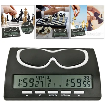 Skaitmeninis Šachmatų Laikmatis Profesionalių Skaitmeninių Šachmatų Laikrodis Skaičiuoti Laikmatis už stalo Žaidimai 3429