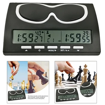 Skaitmeninis Šachmatų Laikmatis Profesionalių Skaitmeninių Šachmatų Laikrodis Skaičiuoti Laikmatis už stalo Žaidimai