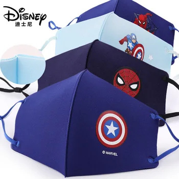 Skalbti Ne vienkartiniai Disney Vaikams, Veido Kaukės Marvel Spiderman Užšaldyti sponge Anti-Dulkių Apsaugos žaislai, 3-12Y