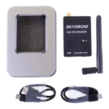 Skydroid 5.8 Ghz 150CH Tiesa Įvairovę uv-C OTG Išmanųjį telefoną FPV Imtuvas, skirta 