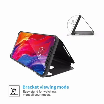 Smart Veidrodis Mobiliojo Flip Case for Samsung Galaxy A5 2017 A520 Apkalos Odos Galinį Dangtelį SamsungA52017 GalaxyA52017 A52017 Coque