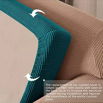 Sofos pagalvėlės dangtis, vientisos spalvos sofa danga, baldai, apsaugos danga, sofa apsaugos danga, lankstus nuimamas ir plaunamas 16821