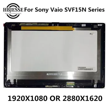 Sony Vaio SVF15N SVF15N1B4E SVF15N1C5E SVF15N28SCB LCD Jutiklinis Ekranas skaitmeninis keitiklis Asamblėjos 2880*1620 AR 1920*1080 4194