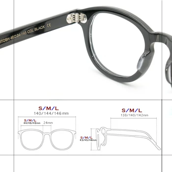 SPEIKE Pritaikyti Naujas Mados Lemtosh Johnny Deppas stiliaus akiniai AAAAA+ kokybės Derliaus turas optinių rėmelių recepto objektyvas