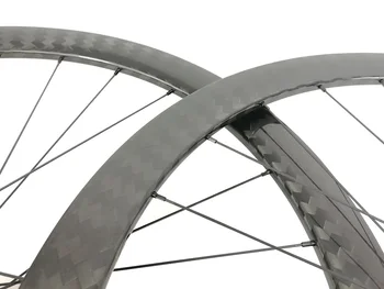 Super lengvas Kelias diskas stabdžių 42 mm tubeless anglies ratų 42mm x 25 mm Center Lock disc-stebules kompensuoti dviračių aširačio Asimetrinės