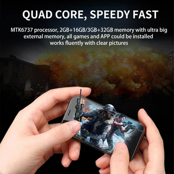 Super Mini Išmanųjį telefoną SOYES XS Quad Core Telefono Maža 4G-LTE Atrakinti Telefoną 