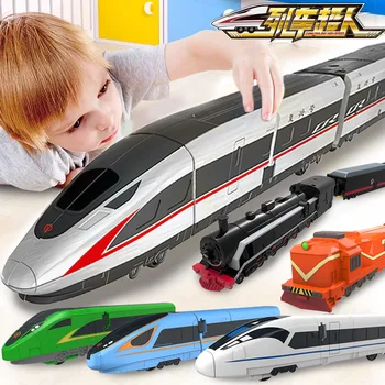Super Traukinio Robotas Transformacijos Žaislas Deformacijos Automobilių Švietimo Žaislai Veiksmų Skaičius, Transporto priemonės Žaislas Vaikas Berniukas DF4B