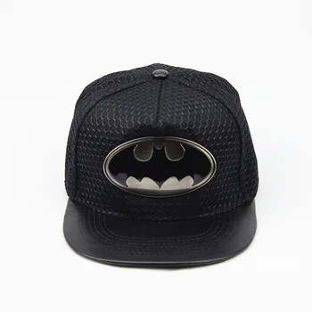 Supermenas Beisbolo Kepurės Aukštos Kokybės Naujas Batman Geležies Vielos Tinklo Plokščių Kraštų Bžūp Hip-Hop Skrybėlės Žmogus, K Kop La Šokių Riedlentė Net Skrybėlę, Moteris
