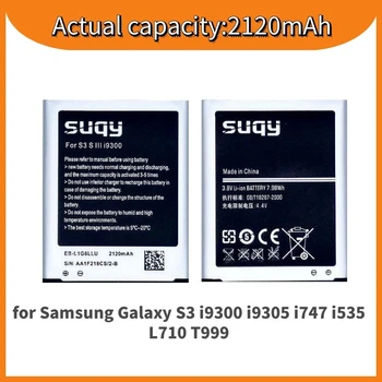Supersedebat EB-L1G6LLU Akumuliatorius Samsung Galaxy S3 I9300 I9305 I747 I535 L710 T999 Batterie Bateria Samsung S3 Baterijos