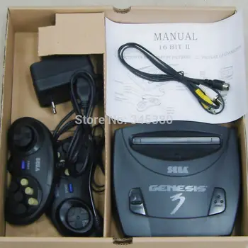 Supprot PAL Sistema Sega MD3 Vaizdo Žaidimų Konsolės 16 bitų Klasikinis Kišeniniais žaidimų žaidėjas MD sega megadrive 3 TV, žaidimų konsolės