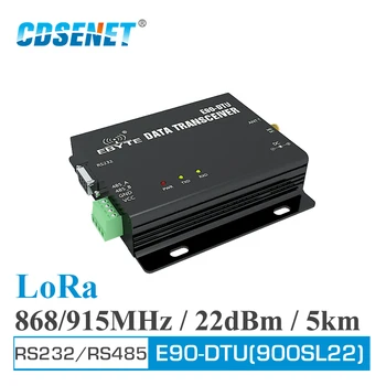 SX1262 SX1268 E90-DTU-900SL22 LoRa Relay 22dBm RS232 RS485 868MHz 915MHz Modbus Imtuvas RSSI Belaidžio RD ryšio signalų siuntimo ir priėmimo