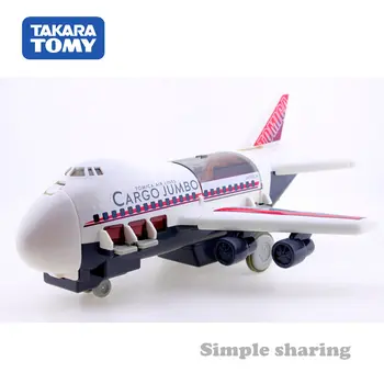 Takara Tomy Tomica Pasaulio Krovinių Jumbo Lėktuvo Transporto Priemonių, Žaislų, Su Sekimo Numerį, Kai Judėjimas 7269
