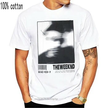 The Weeknd Neryškus Vaizdas XO TWFM Balti Marškinėliai Naujų europos sąjungos Oficialusis Dizaino Stiliaus Naujas Mados Trumpas Rankovės Marškinėliai