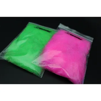 Tigofly 2 kasetes/daug Dubliavimą Žalia UV Pink Rabbit Ledo Dub 3g/pak Sriegis Holografinis Skaidulų Sparno Upėtakis Nimfa Skristi Medžiagos Susiejimas