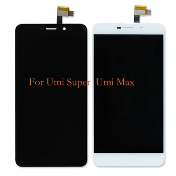 Tinka Umi Super LCD + naujas touch screen LCD skaitmeninis keitiklis skydelio pakeitimas Umi Max ekrano komponentų + nemokamas įrankiai