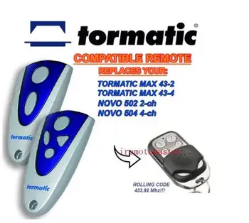TORMATIC MAX 43-2,MAX 43-4,NOVO 502 2-CH,NOVO 504 4-CH pakeitimo nuotolinio 433,92 mhz, labai gera 48839