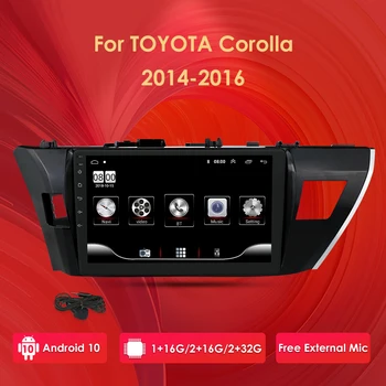 Toyota Corolla 2016 automobilių dvd 2G 32G 