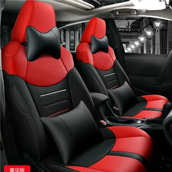Toyota Corolla 2019 2020 Automobilių Sėdynės Padengti Raštas Pakeitimo Apdailos Raudona Juoda Ruda Auto Priedai