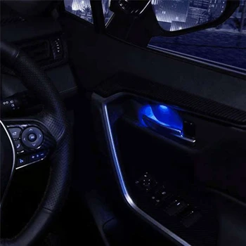 Toyota RAV 4 RAV4 2019 m. 2020 m. 5-asis Vidaus Duris Dubenį Lempos Refitting Rankena Led Atmosfera Lengvųjų Automobilių Aplinkos Dekoratyvinės Lempos